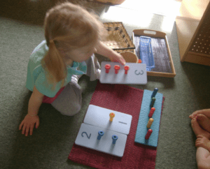 a calm and organized Montessori classroom with educational materials